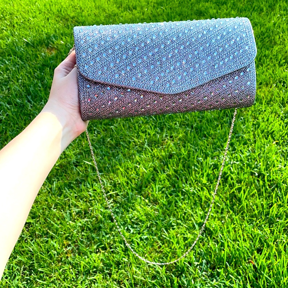 Silver handbag